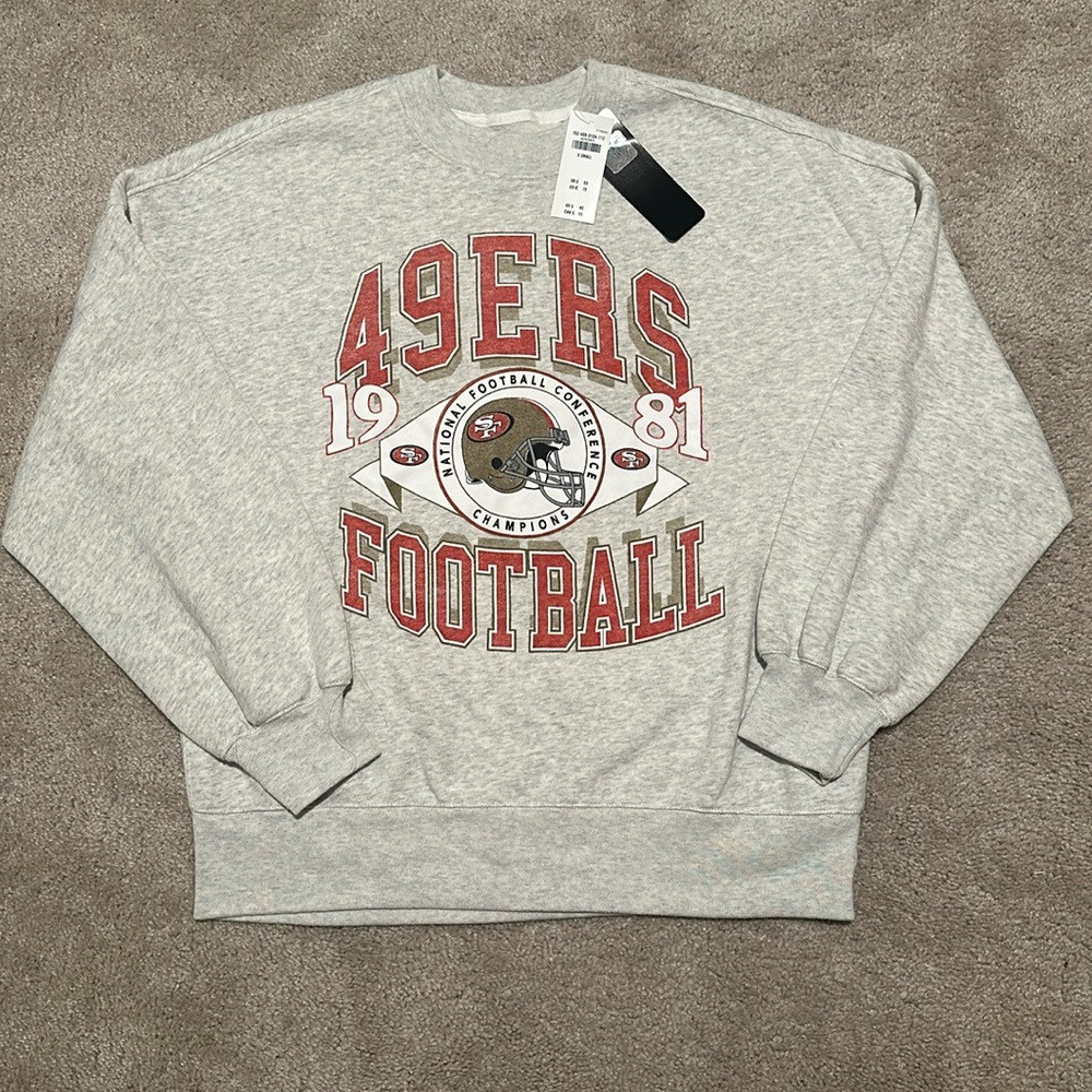 Women’s 49ers NFL oversized sweatshirt